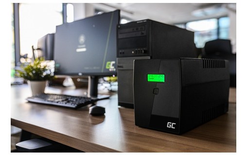 Onduleur GREEN CELL UPS04 - prise Schuko - 1999 VA