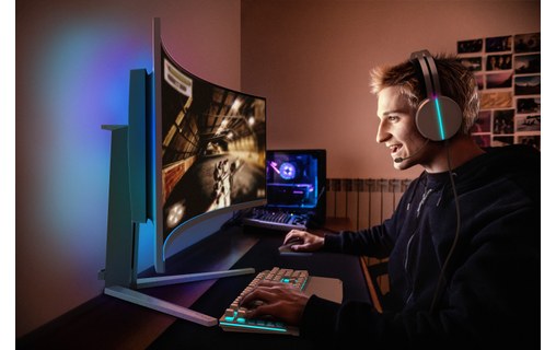 Écran Gaming Incurvé 48,9" Philips Evnia 49M2C8900L/00 - QD OLED 144 Hz