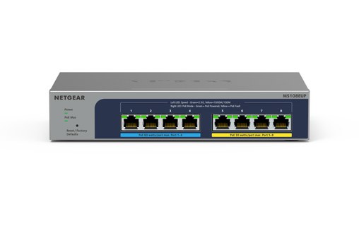 Switch Ethernet NETGEAR Ultra60 8 ports - 2,5 GbE, Manageable, PoE, L2/L3