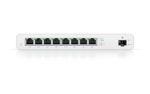 Switch Ethernet UBIQUITI UISP 8 ports - Manageable, PoE, L2