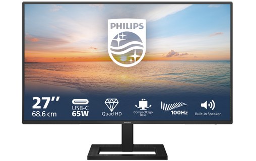 Écran 27" Philips Série 1000 27E1N1600AE/00 - HDMI/USB-C