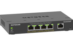Switch Ethernet NETGEAR GS305EP 5 ports - Manageable, PoE, L2/L3