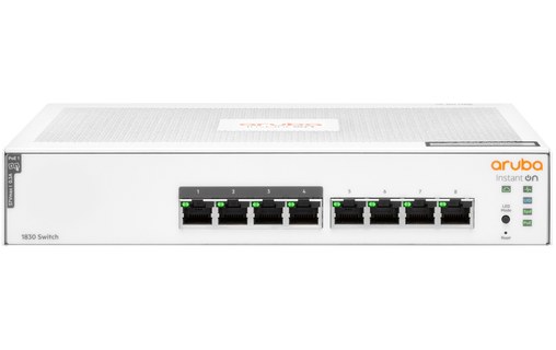 Switch Ethernet Aruba Instant On 1830 / JL811A 8 ports - Manageable, PoE, L2