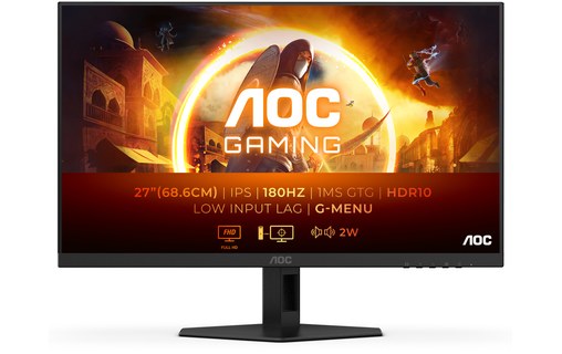 Écran Gaming 27" AOC 27G4XE - 180 Hz HDMI/DisplayPort