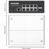 Switch Ethernet INTELLINET 508278 8 ports - Manageable, PoE, L2+/L3