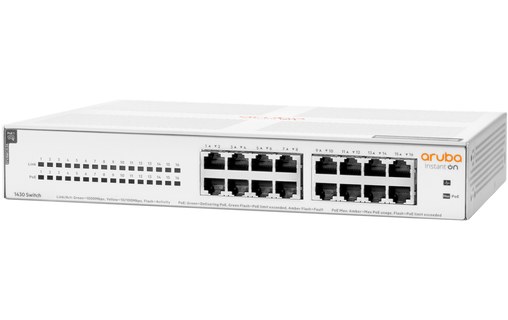Switch Ethernet Aruba Instant On 1430 / R8R48A#ABB 16 ports - PoE, L2