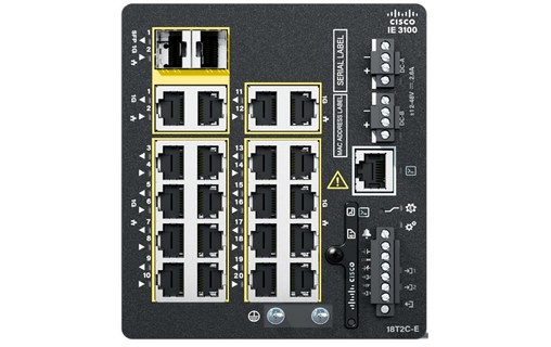 Switch Ethernet Cisco Catalyst IE3100 18 ports - Manageable, L2/L3