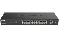 Switch Ethernet D-LINK DGS-1100-26MPV2/E 24 ports - 10 GbE, Manageable, PoE, L2