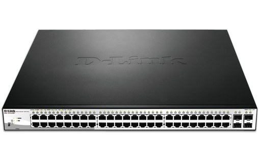 Switch Ethernet D-LINK DGS-1210-52MP 48 ports - Manageable, PoE, L2