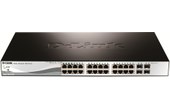 Switch Ethernet D-LINK DGS-1210-28P 28 ports - Manageable, PoE, L2