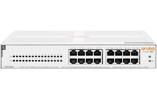 Switch Ethernet Aruba Instant On 1430 / R8R48A#ABB 16 ports - PoE, L2