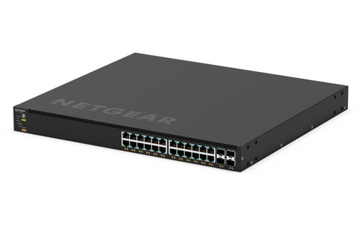 Switch Ethernet NETGEAR GSM4328-100AJS 24 ports - Manageable, PoE, L3