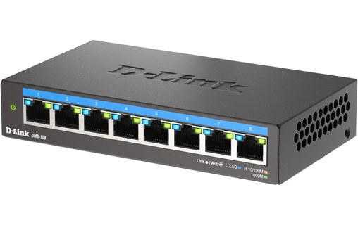 Switch Ethernet D-Link DMS-108/E 8 ports - 2,5 GbE, L2
