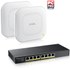 Switch Ethernet ZYXEL GS1915-8EP-EU0102F 8 ports - Manageable, PoE, L2