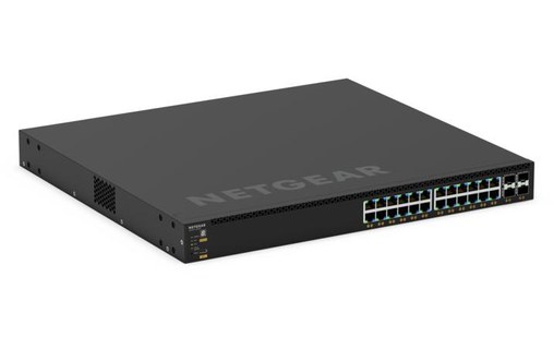 Switch Ethernet NETGEAR GSM4328-100AJS 24 ports - Manageable, PoE, L3