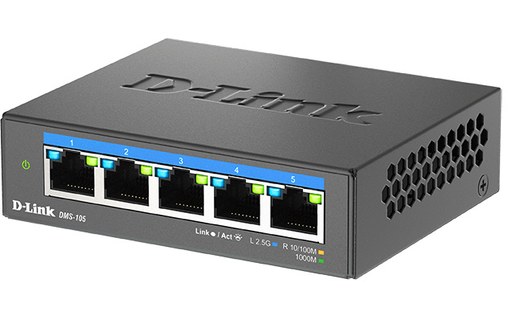 Switch Ethernet D-Link DMS-105/E 5 ports - 2,5 GbE, L2