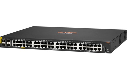 Switch Ethernet Aruba 6100 48G Class4 PoE 4SFP+ 370W / JL675A#ABB 48 ports