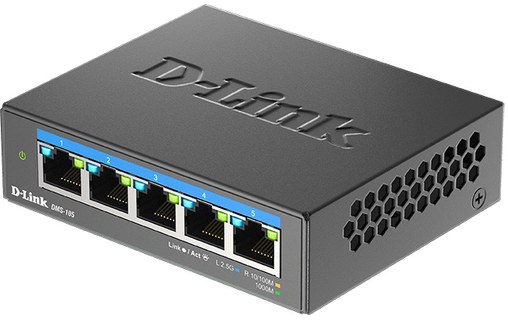 Switch Ethernet D-Link DMS-105/E 5 ports - 2,5 GbE, L2