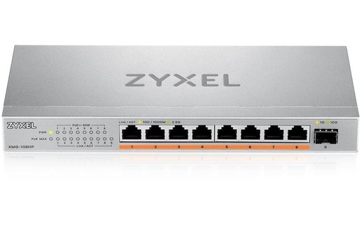 Switch Ethernet ZyXEL Série XMG100 - XMG-108HP 8 ports - 2,5 GbE, PoE