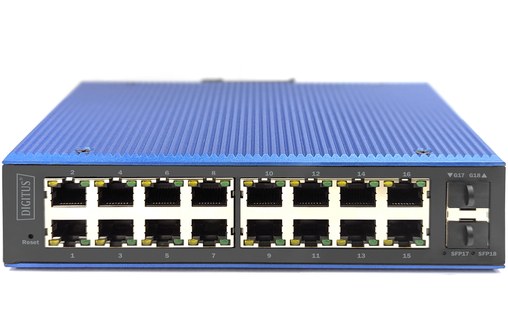 Switch Ethernet DIGITUS DN-651159 16 ports - Manageable, PoE, L2