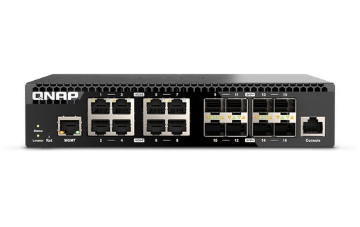 Switch Ethernet Qnap QSW-M3216R-8S8T 8 ports - 10 GbE, Manageable, L2/L3