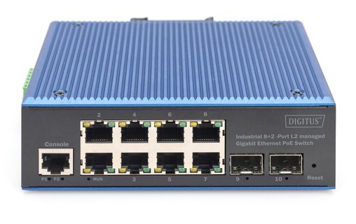 Switch Ethernet DIGITUS DN-651157 8 ports - Manageable, L2