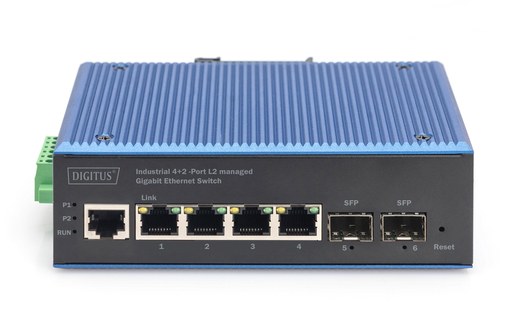 Switch Ethernet DIGITUS DN-651154 4 ports - Manageable, L2