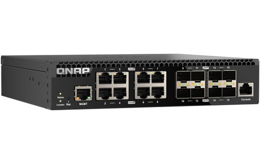 Switch Ethernet Qnap QSW-M3216R-8S8T 8 ports - 10 GbE, Manageable, L2/L3