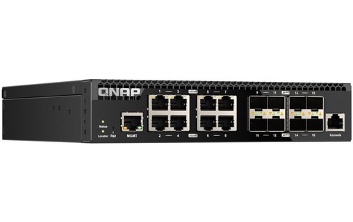 Switch Ethernet Qnap QSW-M3216R-8S8T 8 ports - 10 GbE, Manageable, L2/L3