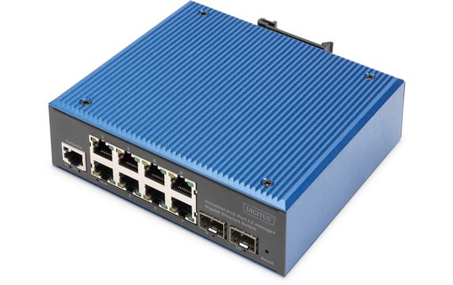 Switch Ethernet DIGITUS DN-651156 8 ports - Manageable, L2