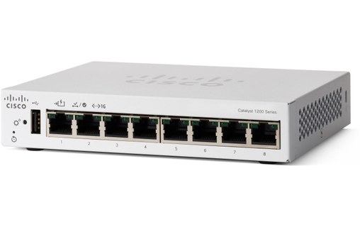 Switch Ethernet Cisco C1200-8T-D 8 ports - Manageable, L2/L3