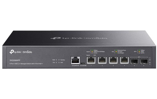 Switch Ethernet TP LINK Omada TL-SX3206HPP 4 ports - 10 GbE, Manageable, PoE