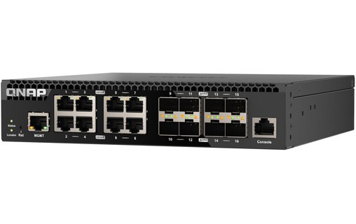 Switch Ethernet Qnap QSW-M3216R-8S8T 8 ports - 10 GbE, Manageable, L2/L3