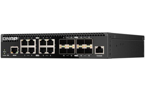 Switch Ethernet Qnap QSW-M3216R-8S8T 8 ports - 10 GbE, Manageable, L2/L3