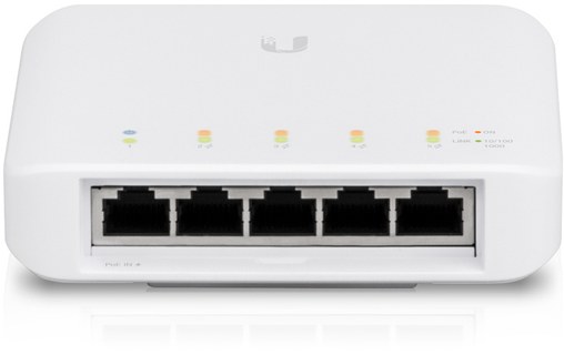 Switch Ethernet UBIQUITI UniFi USW‑FLEX 5 ports - Manageable, PoE, L2