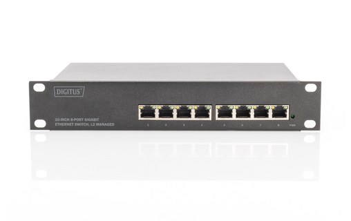 Switch Ethernet DIGITUS DN-80117 8 ports - Manageable, L2+
