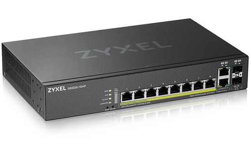 Switch Ethernet ZYXEL GS2220-10HP-EU0101F 10 ports - Manageable, PoE, L2