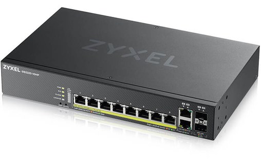 Switch Ethernet ZYXEL GS2220-10HP-EU0101F 10 ports - Manageable, PoE, L2