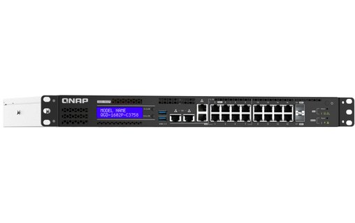 Switch Ethernet Qnap QGD-1602P / QGD-1602P-C3758-16G 16 ports - 2,5 GbE, PoE
