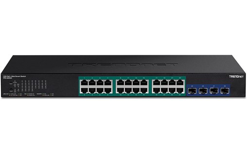 Switch Ethernet Trendnet TPE-30284 24 ports - Manageable, PoE, L2/L4