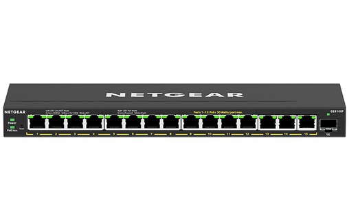Switch Ethernet Netgear GS316EP 15 ports - Manageable, PoE
