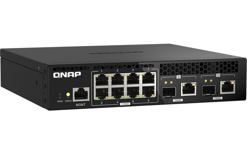 Switch Ethernet Qnap QSW-M2108R-2C 8 ports - 2,5 GbE, Manageable, PoE, L2