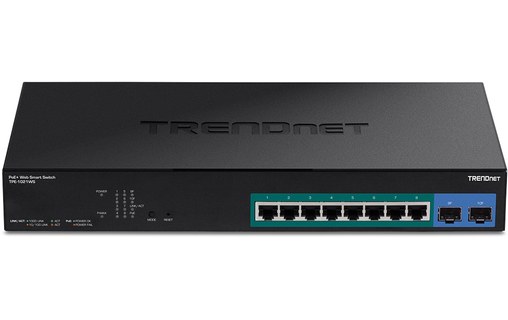 Switch Ethernet Trendnet TPE-1021WS 8 ports - Manageable, PoE, L2/L3/L4