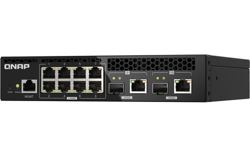 Switch Ethernet Qnap QSW-M2108R-2C 8 ports - 2,5 GbE, Manageable, PoE, L2