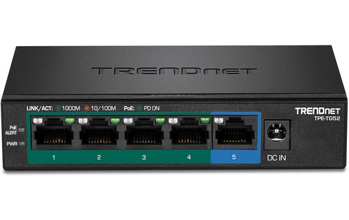 Switch Ethernet Trendnet TPE-TG52 5 ports - PoE
