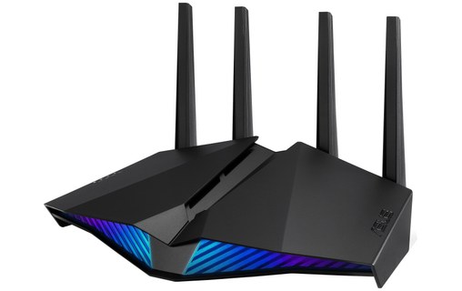 Routeur WiFi 6 ASUS RT-AX82U / 90IG07W0-MO3B10 - Bi-bande 5400 Mbit/s