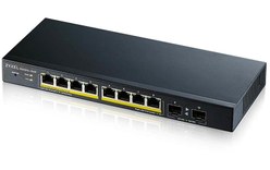 Switch Ethernet ZYXEL GS1900-10HP-EU0102F 8 ports - Manageable, PoE, L2