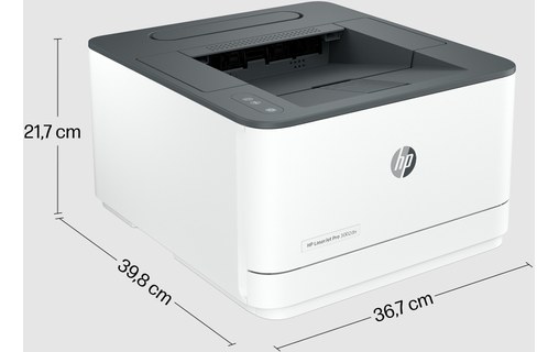 HP LaserJet Pro Imprimante 3002dn, Noir et blanc, Imprimante pour Petites/moyenn