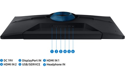 Écran Gaming 32" Samsung Odyssey S32CG510EU - 165 Hz HDMI/DisplayPort/DVI