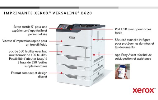 Imprimante laser Xerox VersaLink B620 - AirPrint